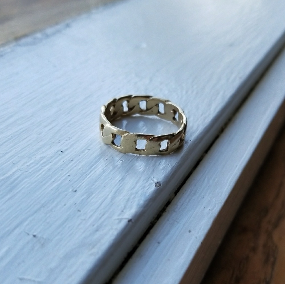14k gold mens or womens band